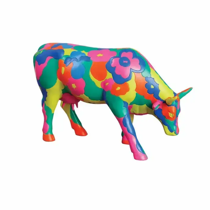 Vache Cow Parade Grand Modèle Jardin Intangible