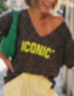 T-Shirt Léopard Chocolat Iconic