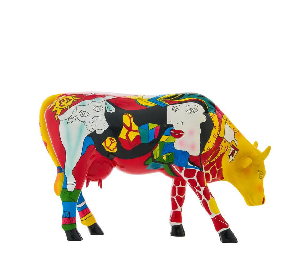 Vache Cow Parade Grand Modèle Picowso African Period