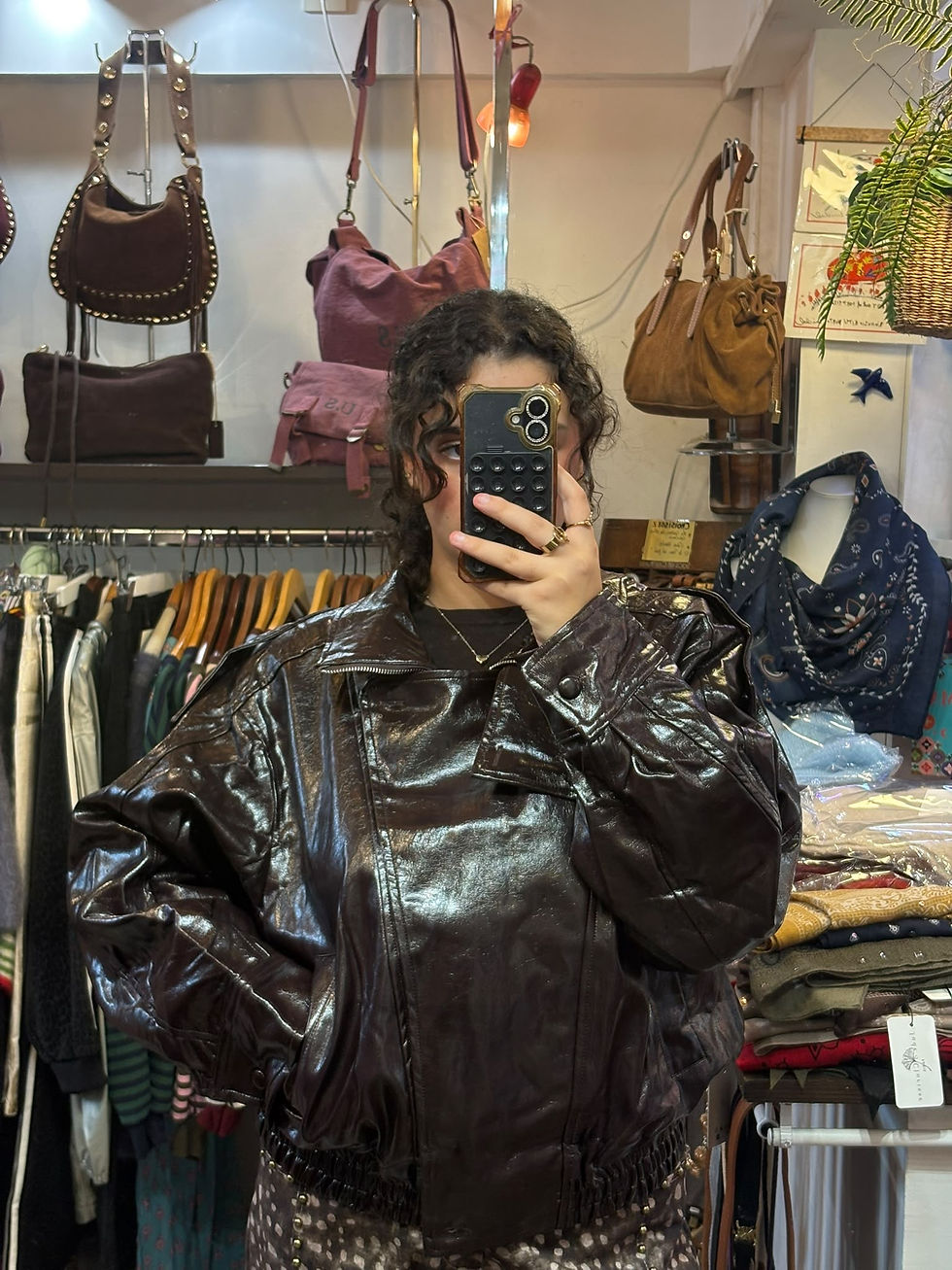 Veste éclat miroir