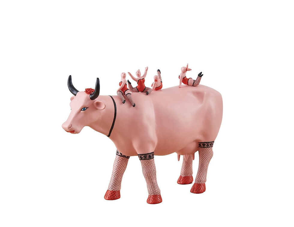 Vache Cow Parade Modèle XL Addicted To Love