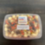 Poppin Kettle Corn mix: peanuts, raisins, and popcorn