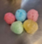 Colorful Cotton Candy balls, sweet treat