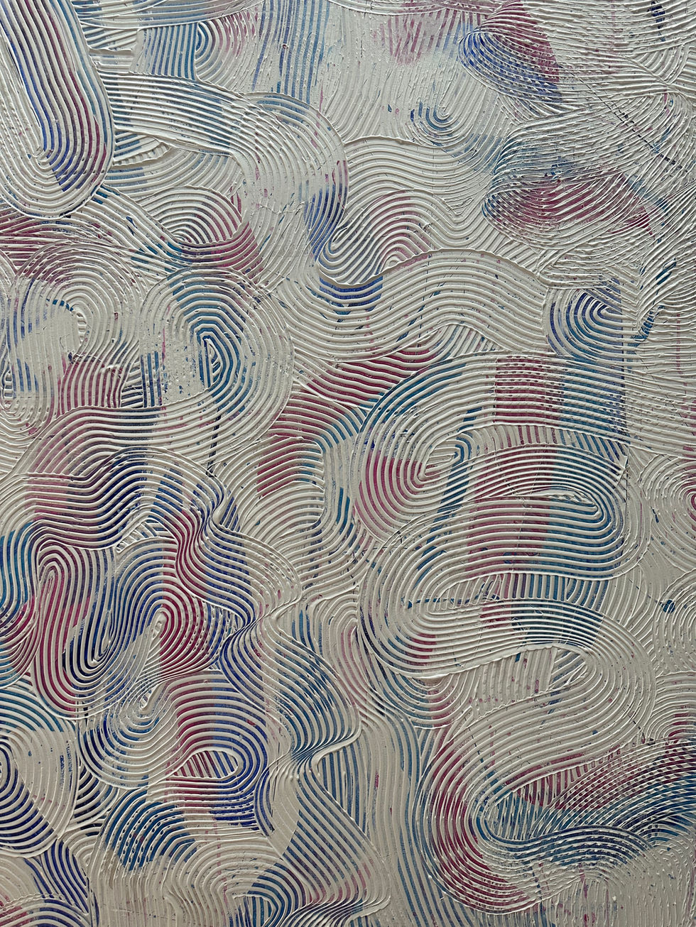 Pink & Blue Fingerprints