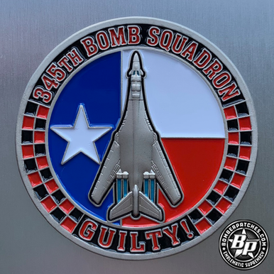 Thumbnail: 345th Bomb Squadron Coin, B-1B