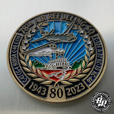 Thumbnail: 78th Air Refueling Squadron 80th Anniversary, KC-46, KC-10, C-47 COIN