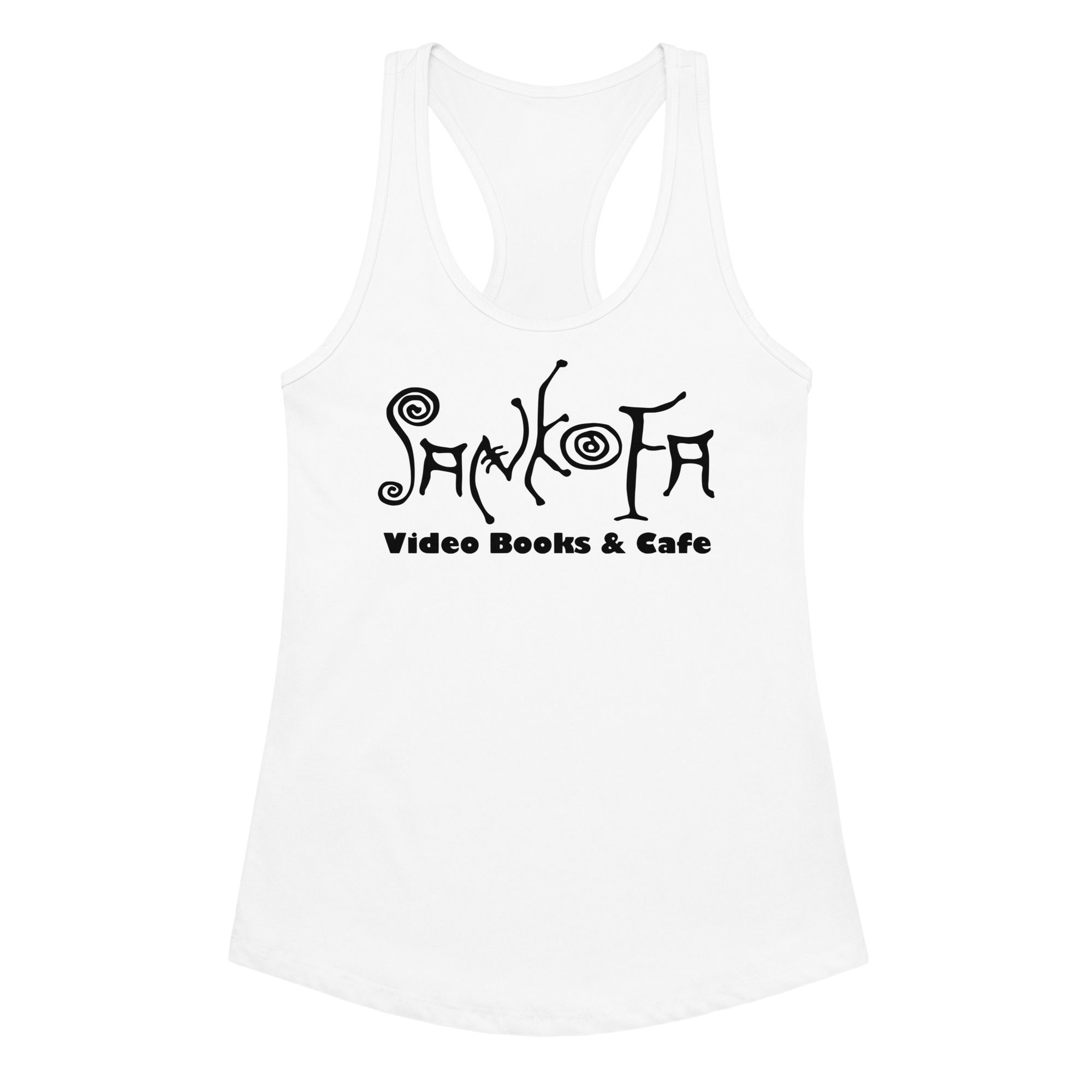 Sankofa "VBC Black" Ladies Fitted Racerback Tank Top