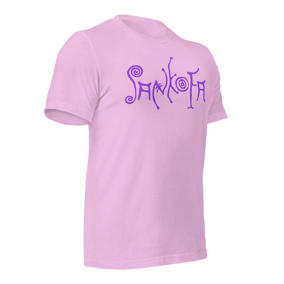 Thumbnail: Sankofa "Solo Purple" Tee