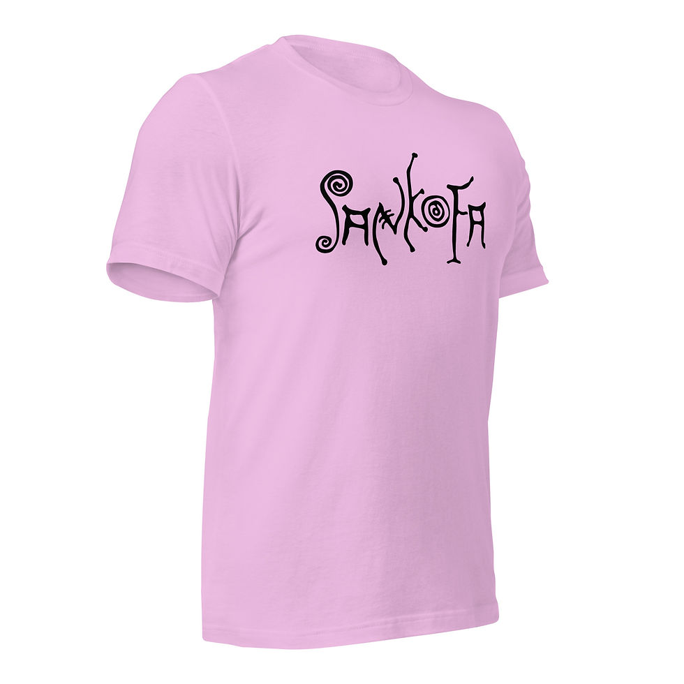 Thumbnail: Sankofa "Solo Black" Tee