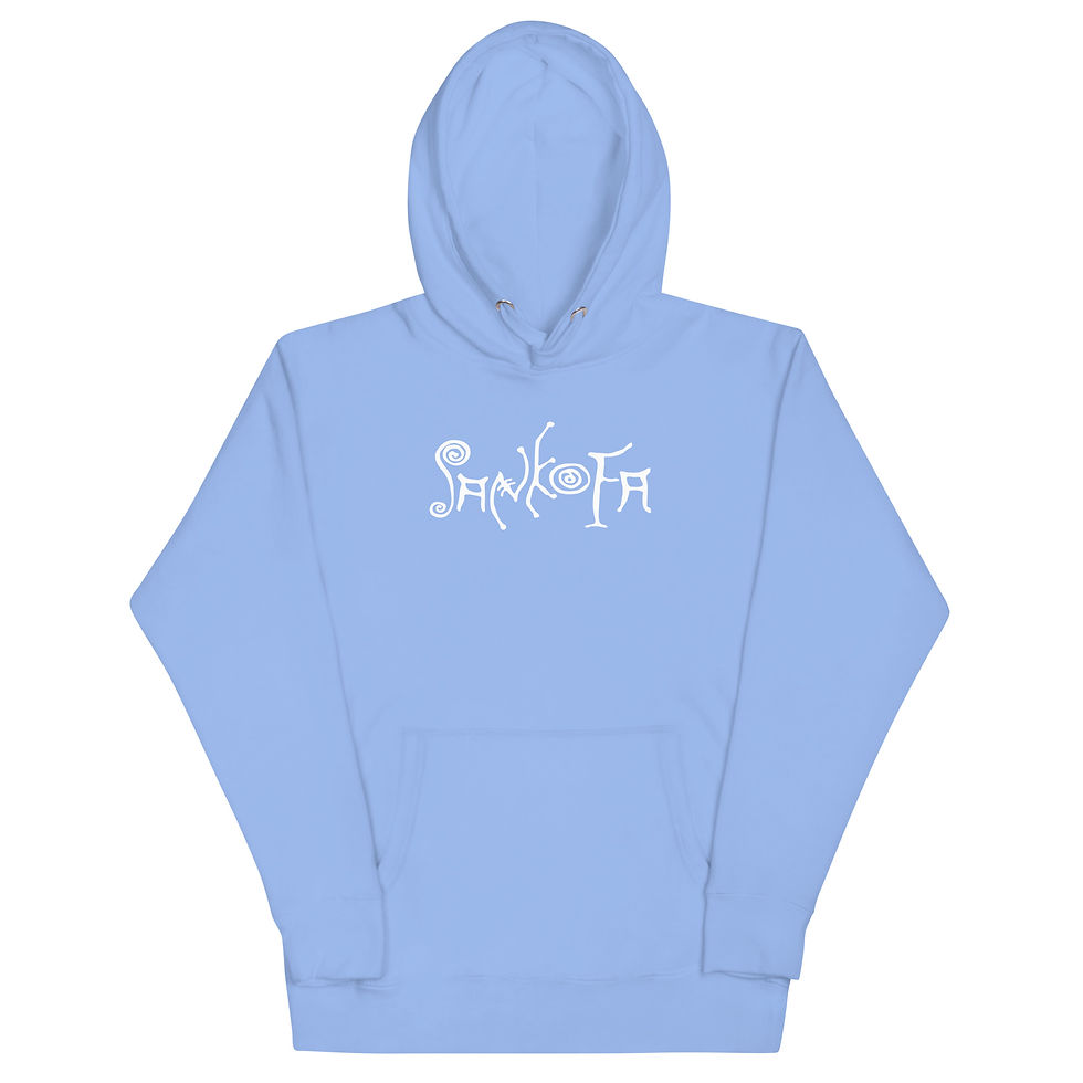 Thumbnail: Sankofa "White Script" Hoodie