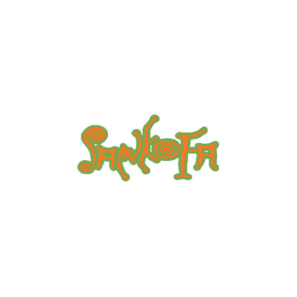 Thumbnail: Sankofa "Orange Leaf" Stickers