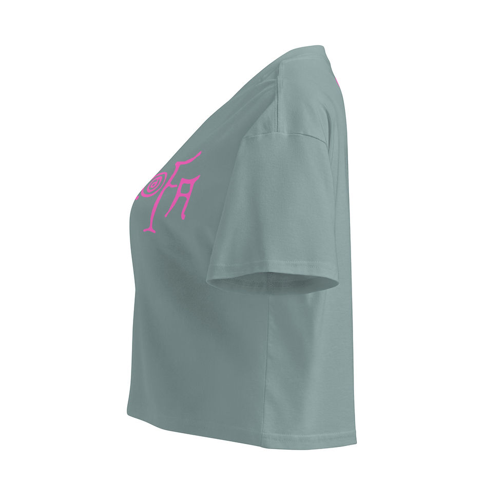 Thumbnail: Sankofa "Solo Pink" Ladies Crop Top