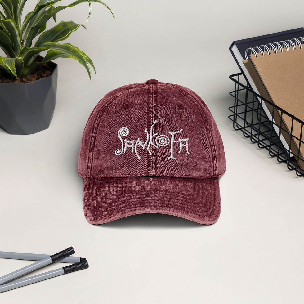 Thumbnail: Sankofa Vintage Cotton Twill Cap
