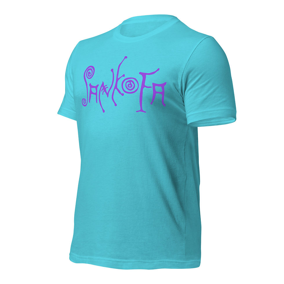 Thumbnail: Sankofa "Solo Purple" Tee