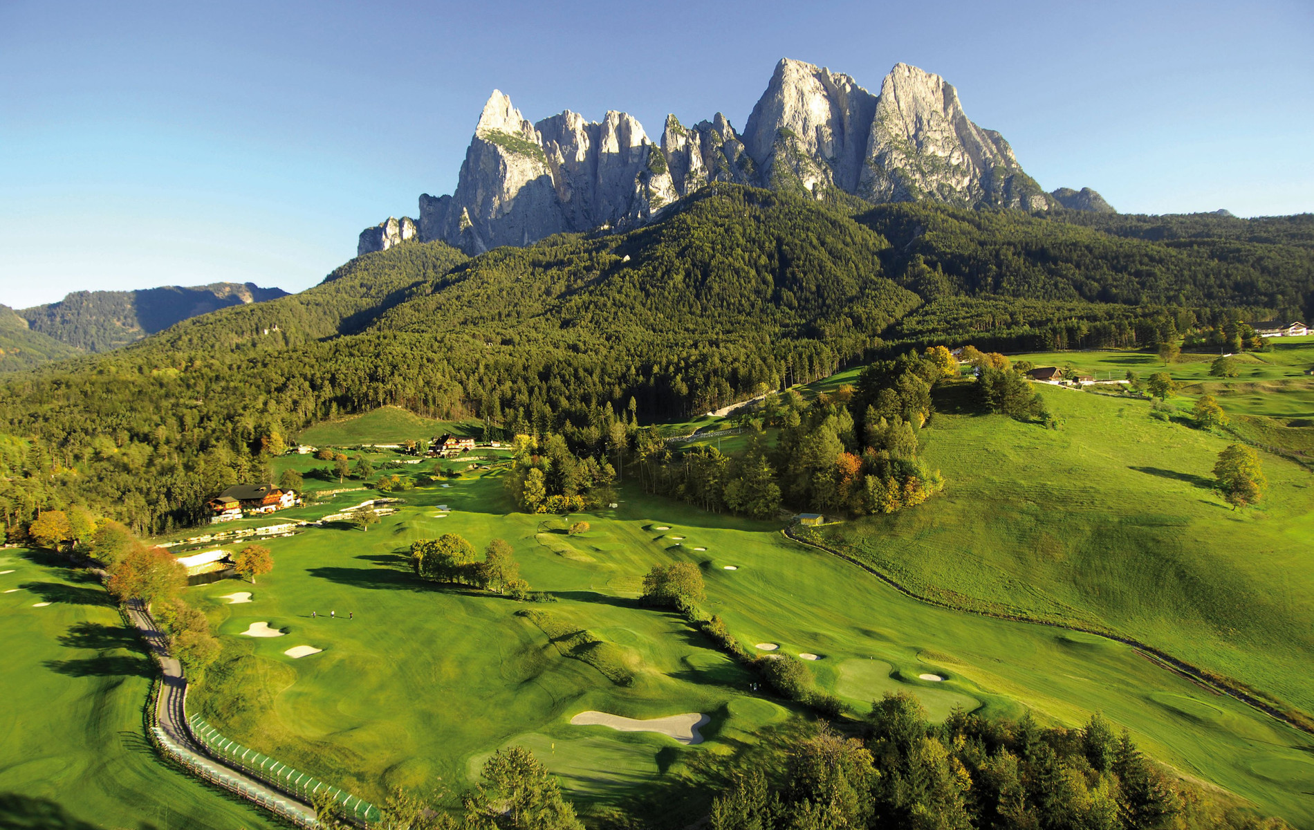 Golfreise ved Golf Club St. Vigil Seis, Dolomittene