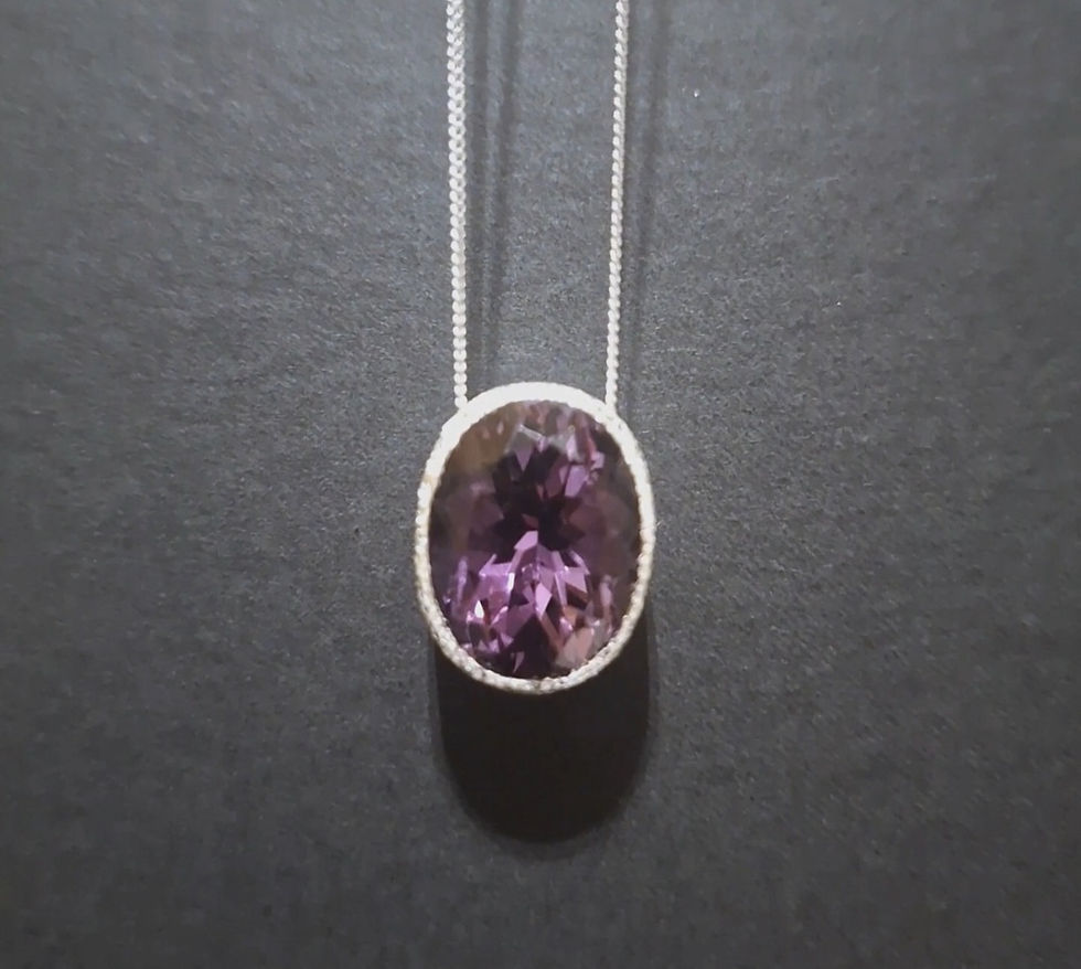 The Starlight Amethyst Pendant