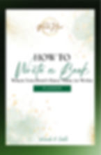 4 Sept 2024 Cover - How to Write A Book When You Don't Have Time To Write - Planner (317