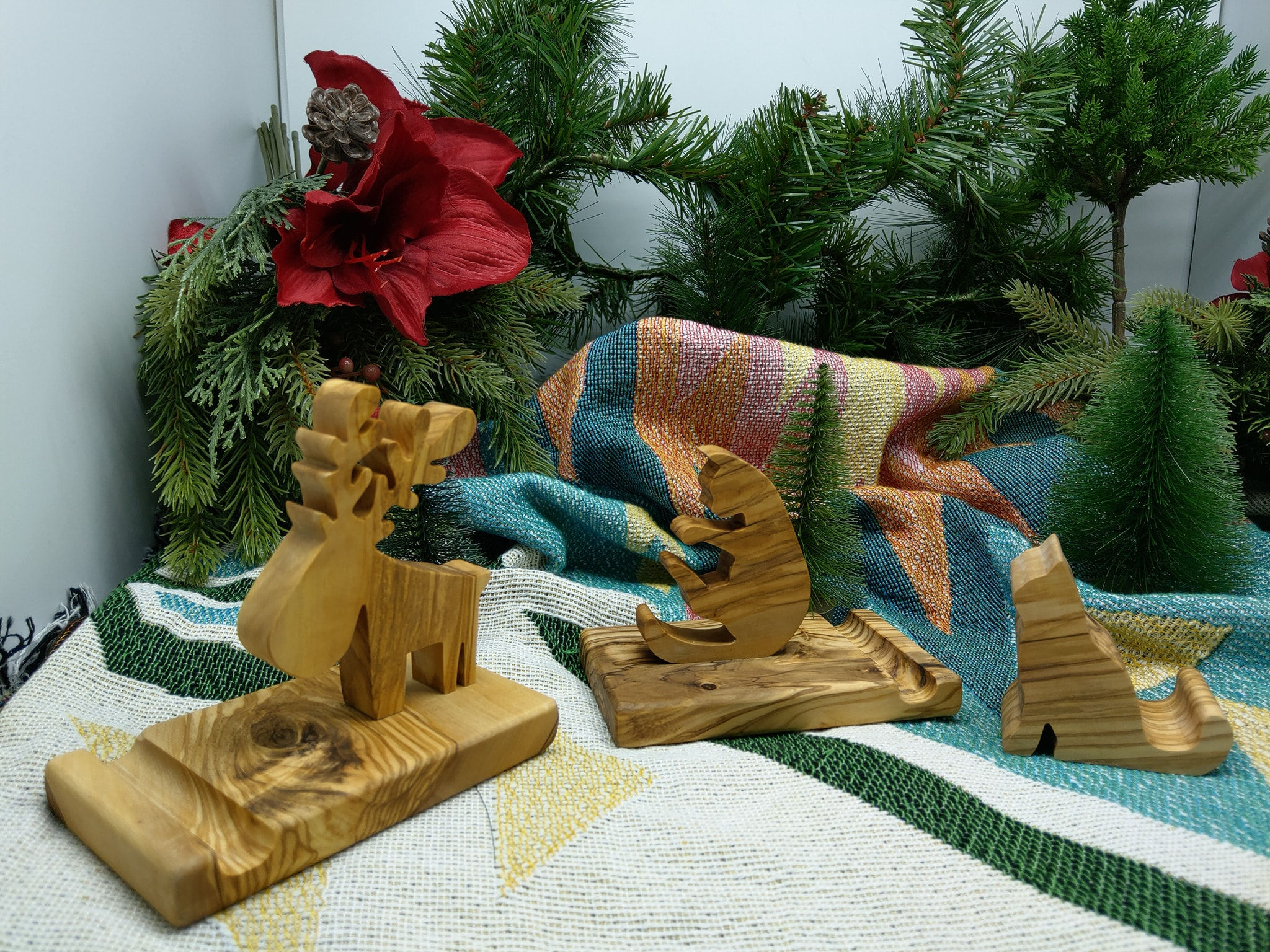 OliveWood 義大利橄欖木手機立架