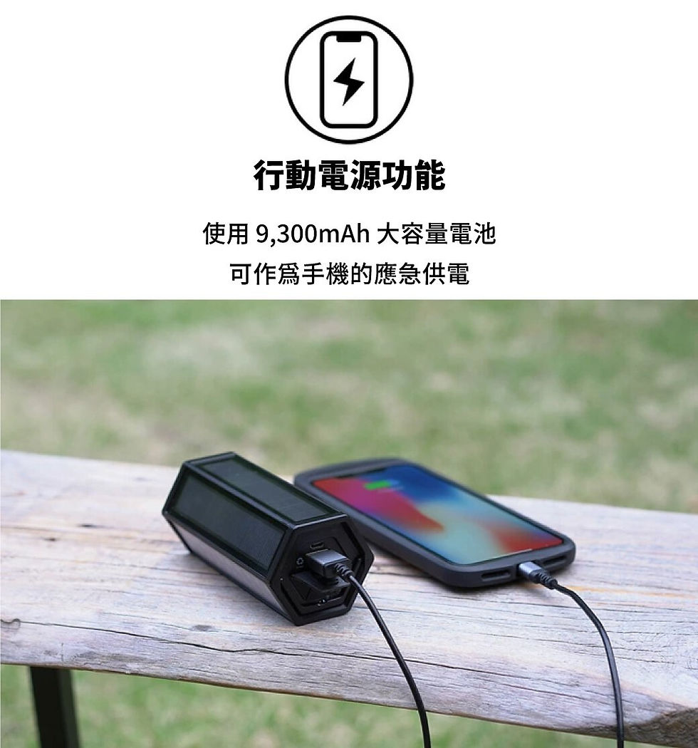 縮圖：ROOT CO. HEX-SoLa ver2 戶外露營燈