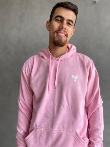 young goat pink moletom com capuz