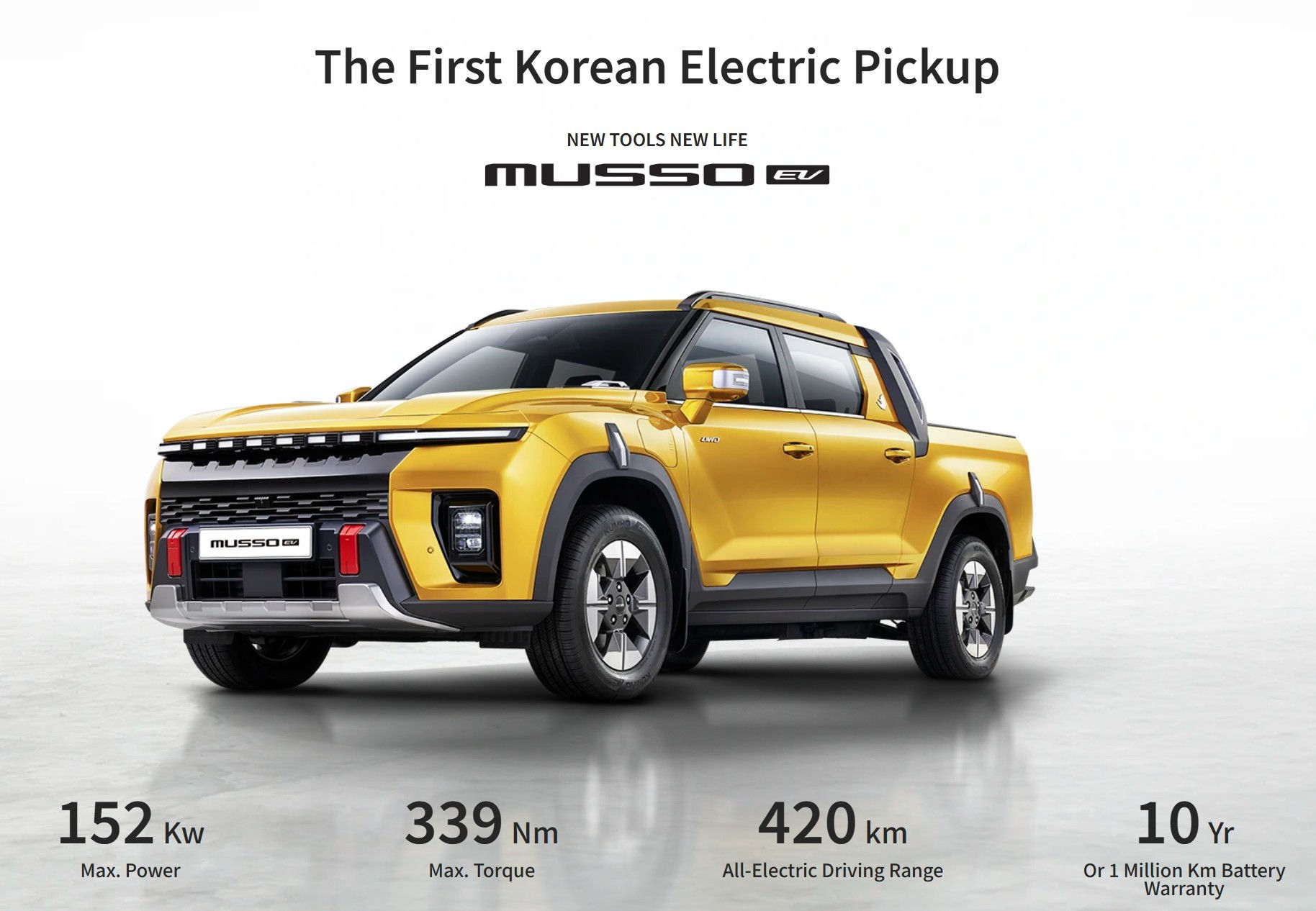 KGM Musso EV (1AT 2WD)