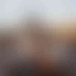 family of 6 smiles during family photos in fall fields