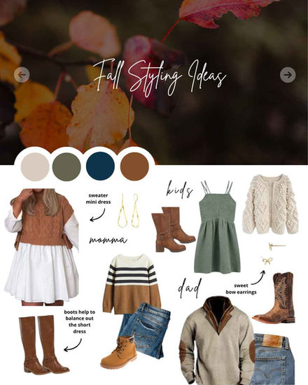 fall family photo outfit guide cover from hashtag memories photography