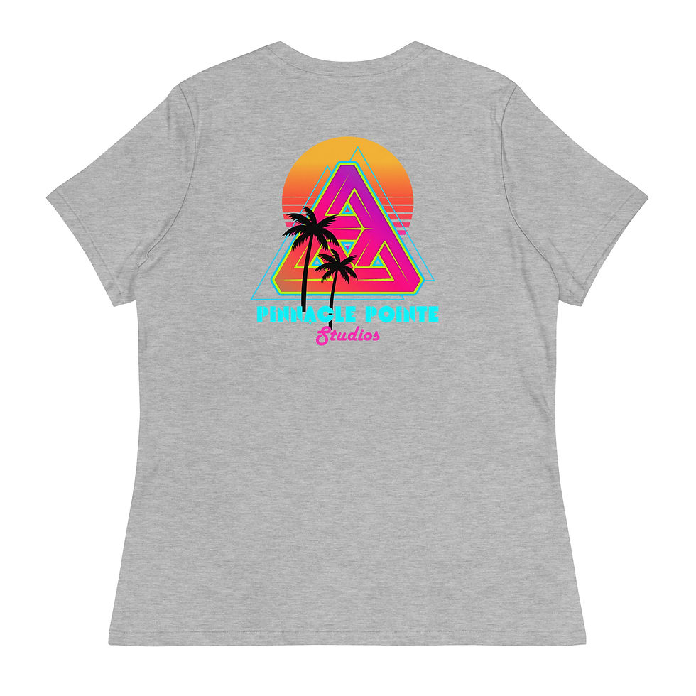 Thumbnail: Pinnacle Pointe 80's Red Tropical Logo - Women's T-Shirt