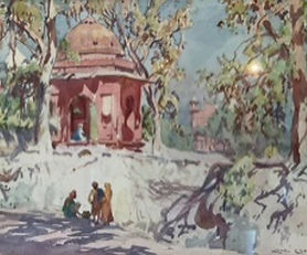 LIONEL LINDSAY Watercolour
