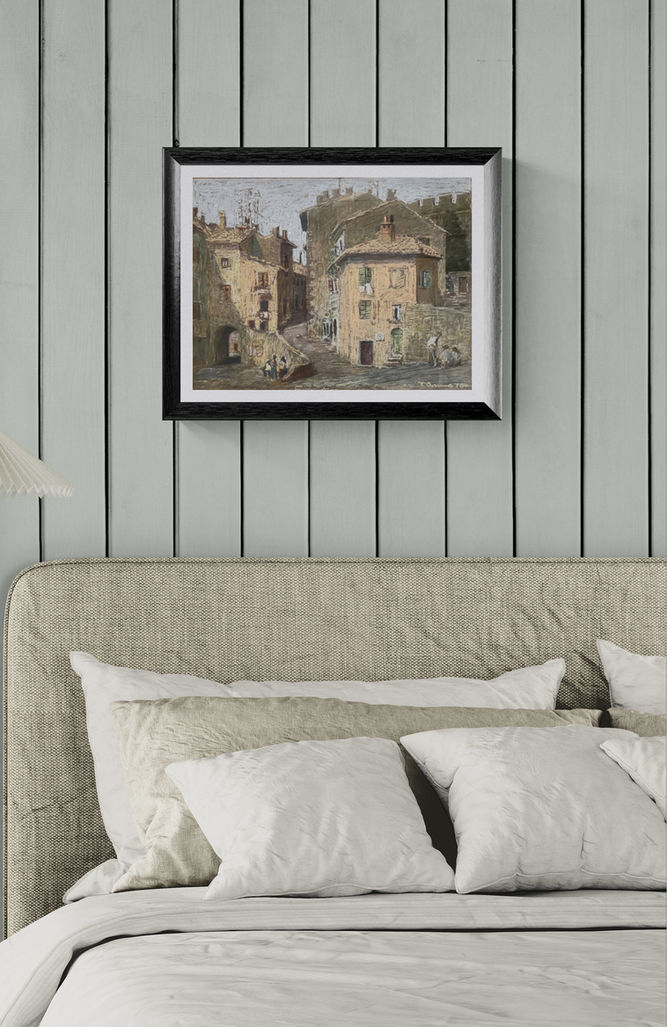 4-TOM-THOMPSON-Piazza-Bracciano-T9-19824-modern-bedroom-pastel-artwork