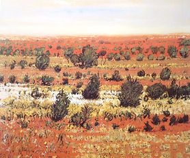 CLEM MILLWARD
Nullabor - Oil on Canvas