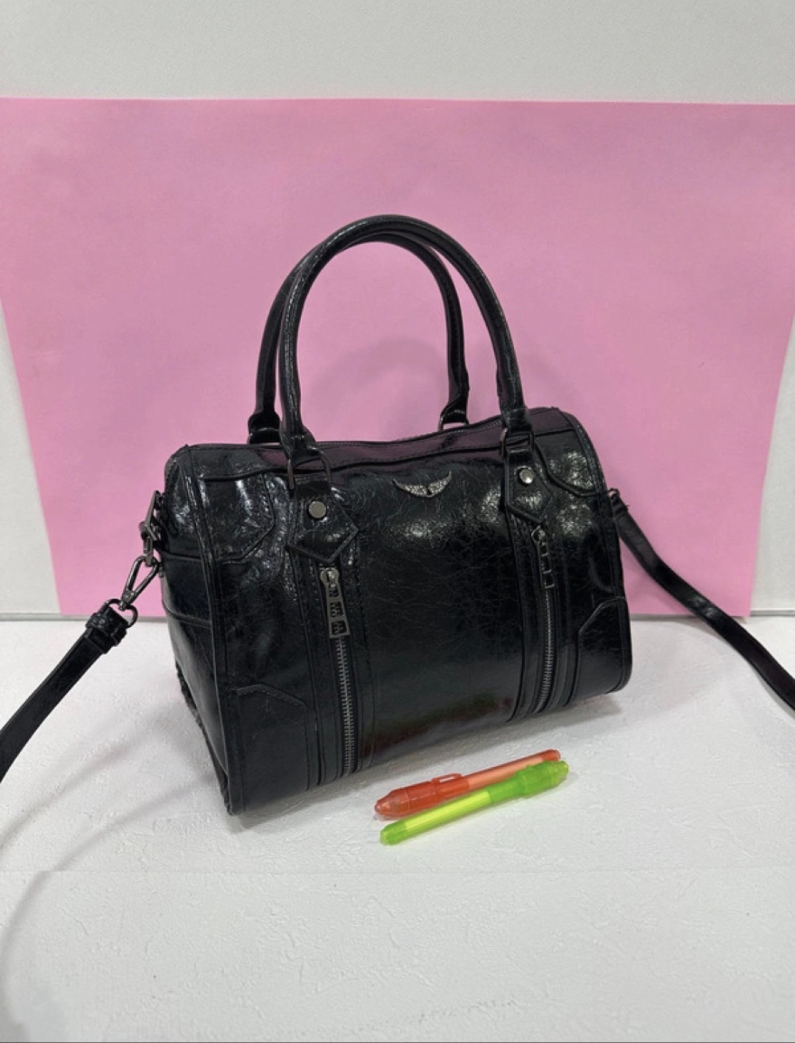 Sac Zadig & Voltaire Sunny en cuir noir