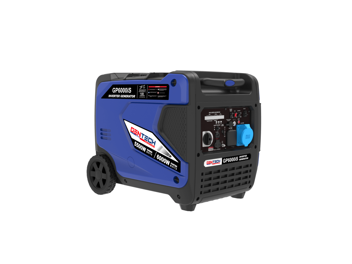 Gentech GP6000IS Petrol Inverter Generator – 5.5kW Rated