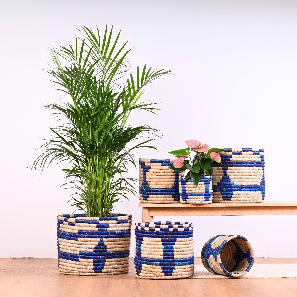 Basket - Molande Blues – 20cm Inner Diameter