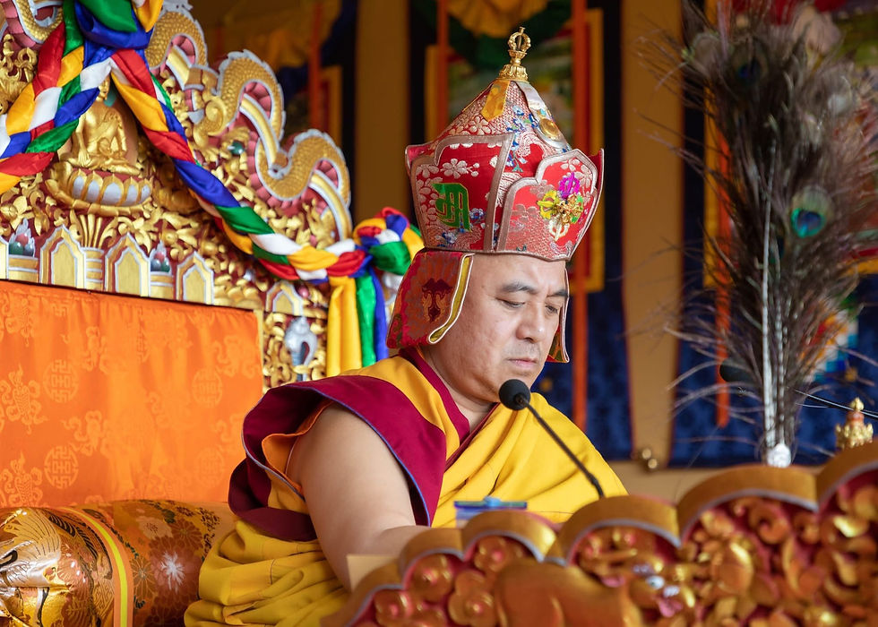 A VAJRA SEVEN-LINE PRAYER GURU YOGA PRACTICE, EMPOWERMENT & UNVEILING CEREMONY OF THE THANGKA OF THE EIGHT MANIFESTATION