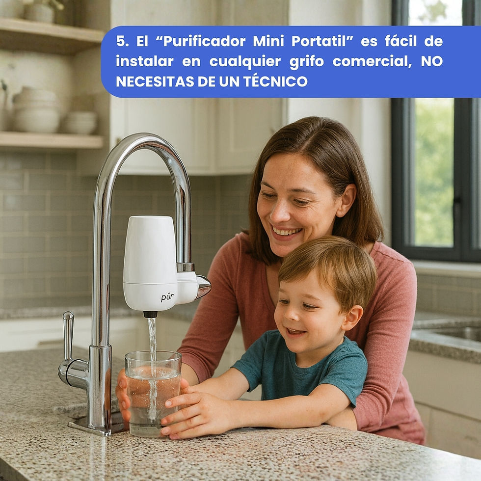 Miniatura: Purificador de Agua Mini | Elimina bacterias | Ultra Compacto Directo al Grifo