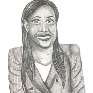 Nuoren tekemä muotokuva kansanedustaja Noora Fagerströmistä.