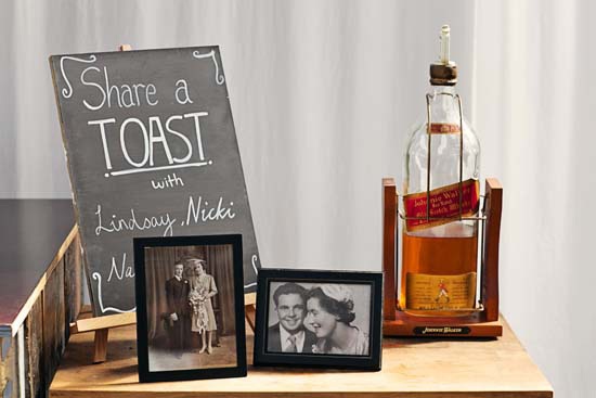 wedding toast to honor lost loved ones wedding | InkedWeddings.com