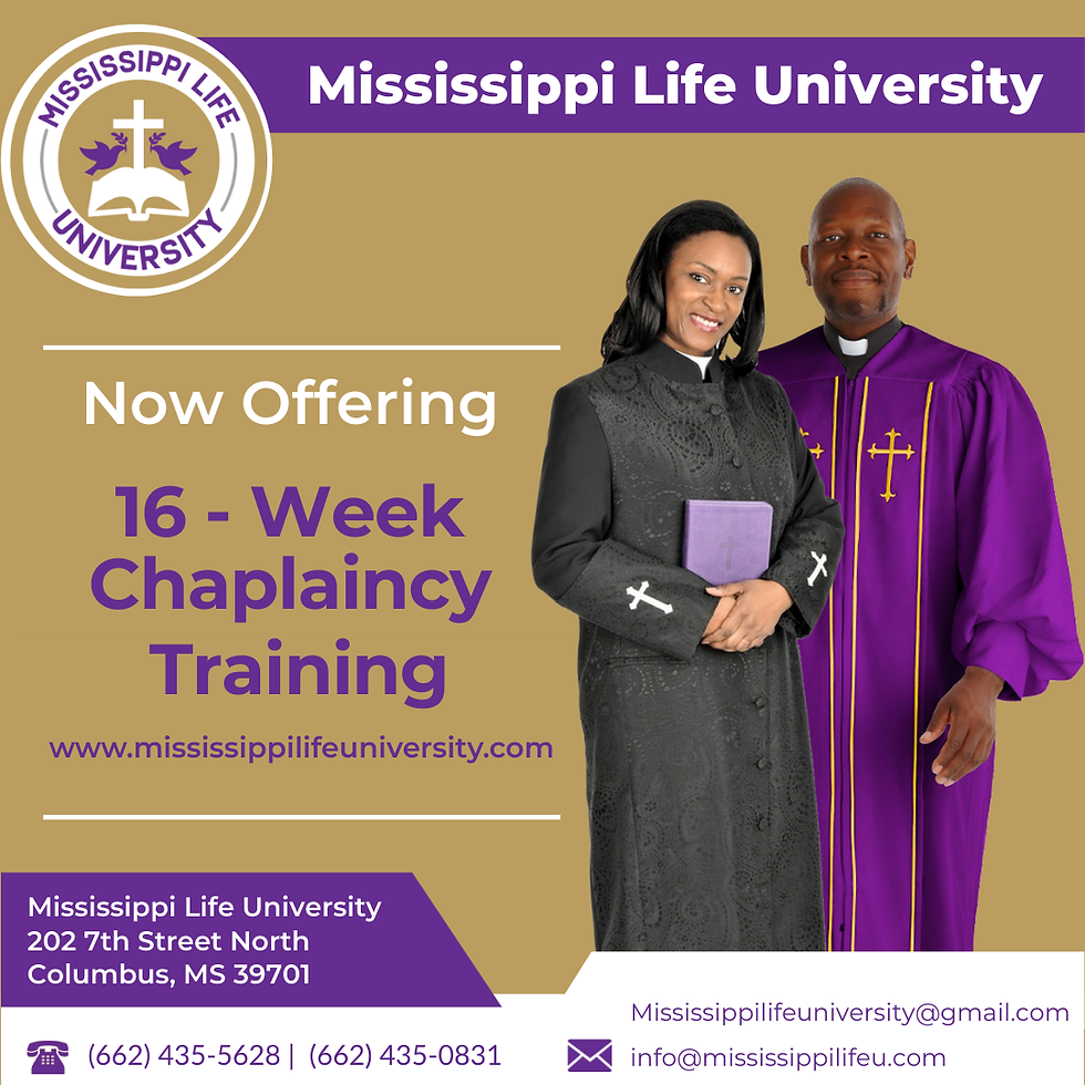 Chaplaincy Training at Mississippi Life University