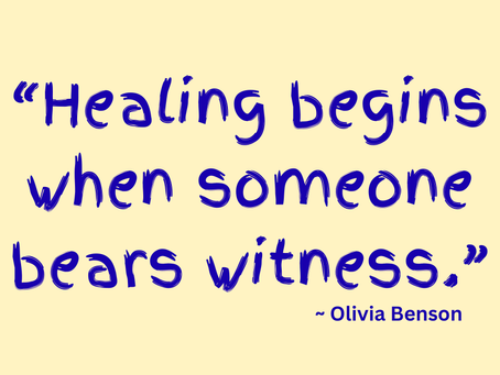 The Power of Being Believed