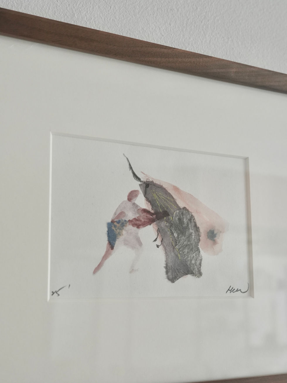 Framed drawing