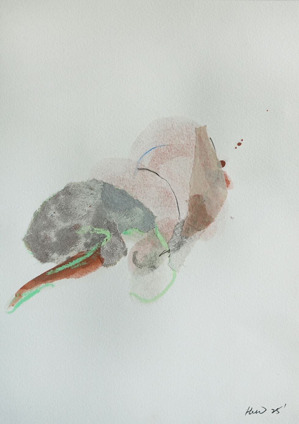 a drawing of abstract figures