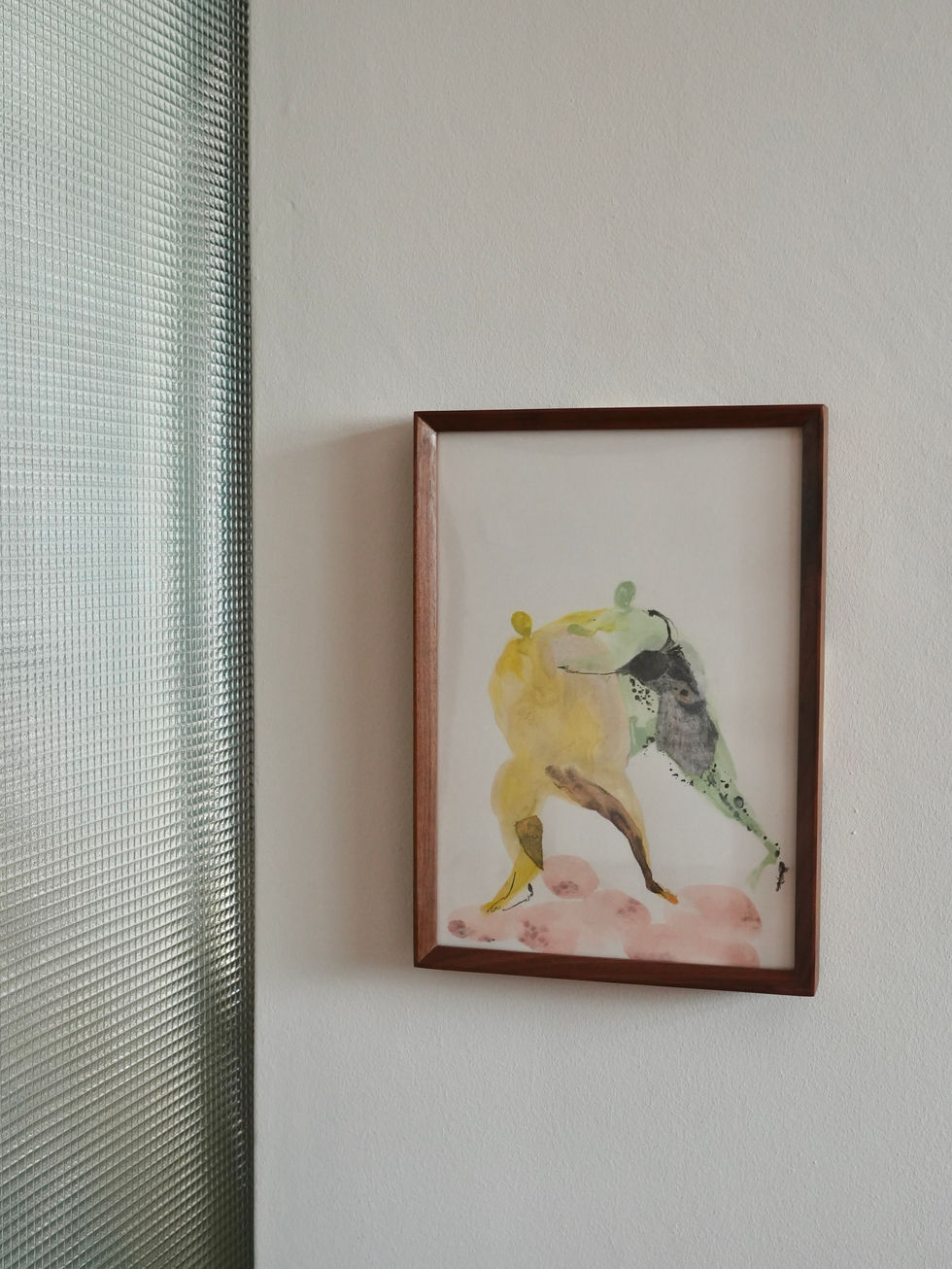 Framed drawing