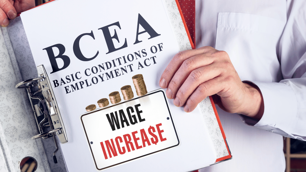 Basic Conditions of Employment Earnings threshold increased.