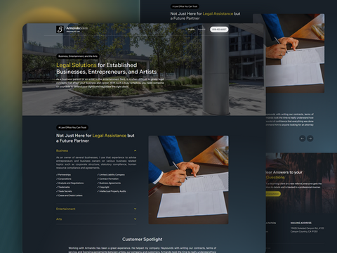 Website Design and Development for Salas Law Firm