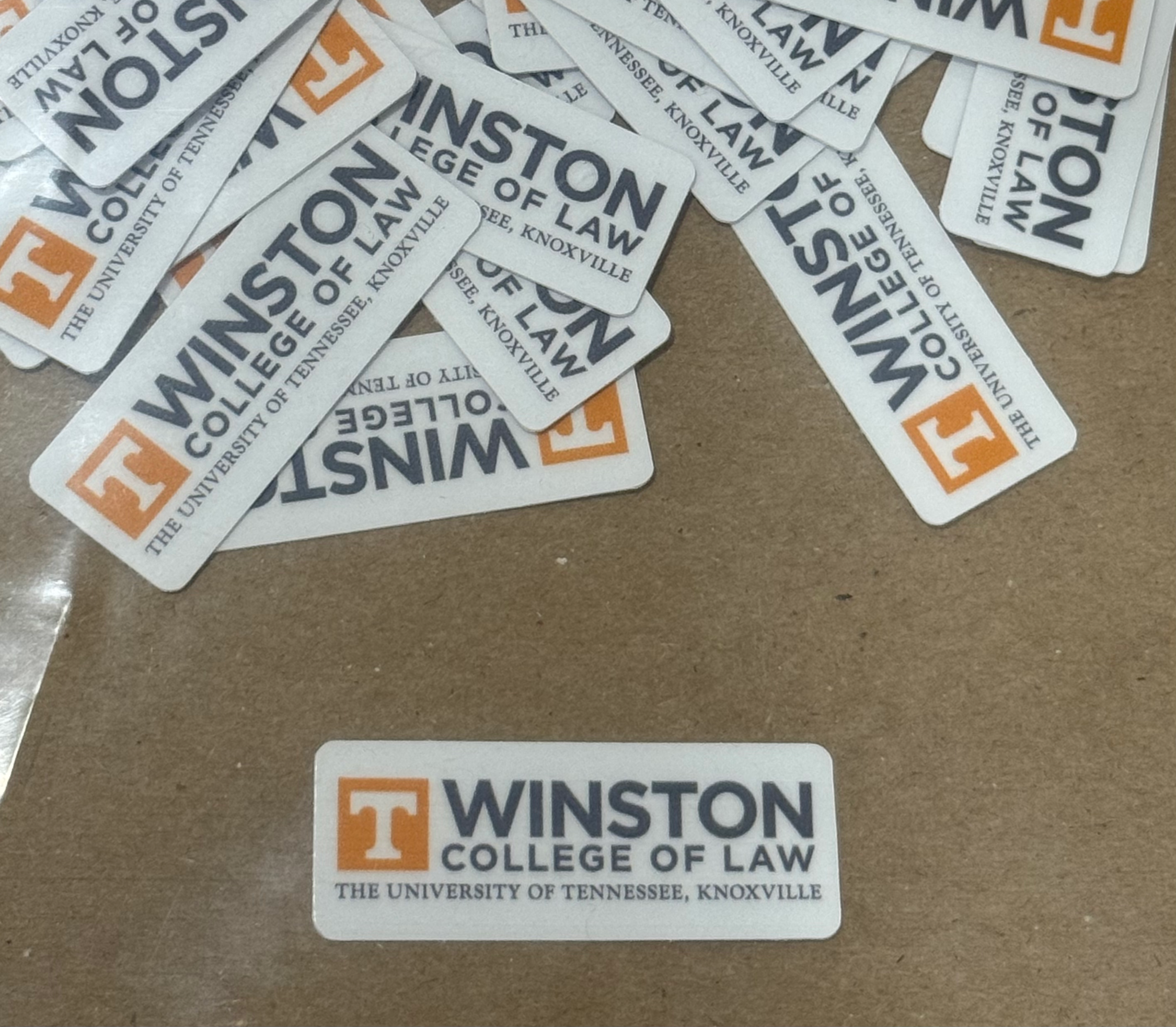 1" Winston College of Law Stickers
