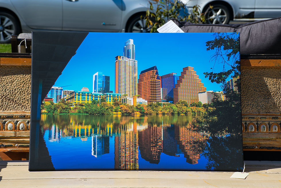 Blue Mirrored Austin