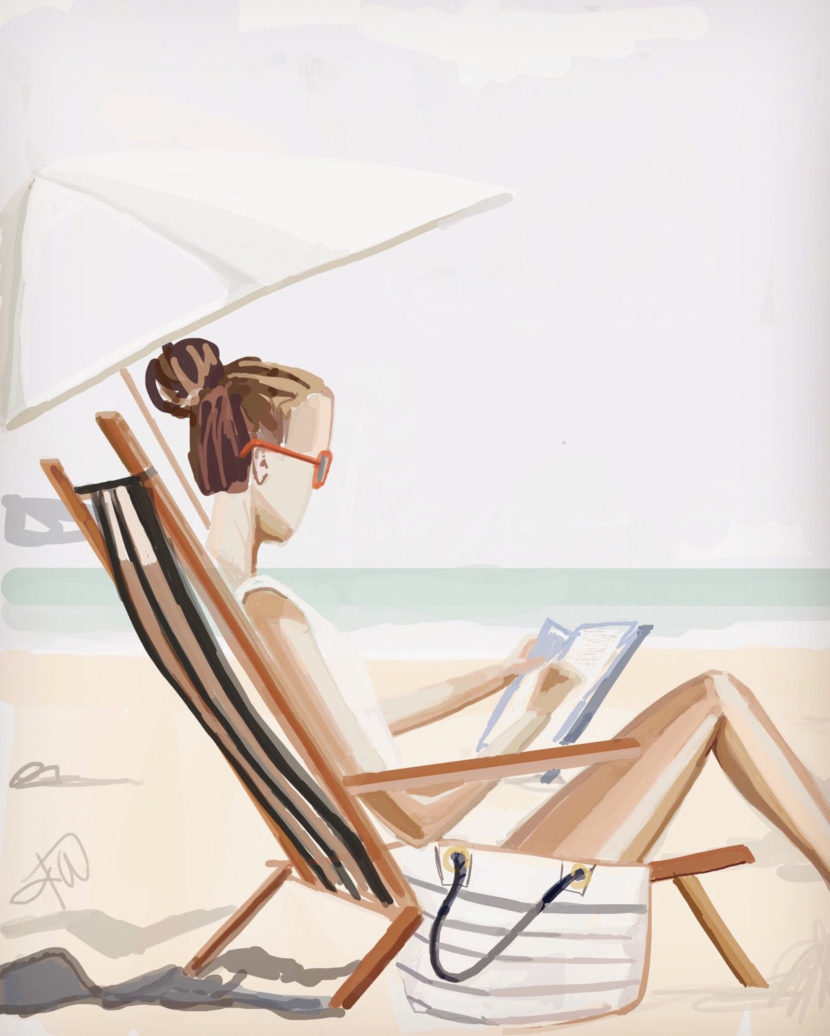 “Seaside Escape” 8x10 unmatted print or 5x7 matted