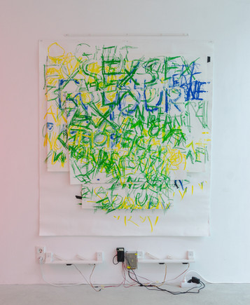 Robot talking painting buy Guy Bar-Amotz