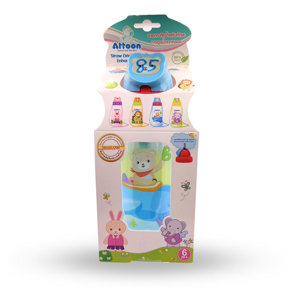 ภาพขนาดย่อ: ATTOON Straw Driking Skill Enhance Cup 12 Oz (6m+)